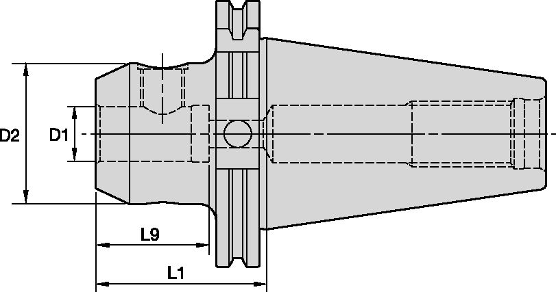 SK • 12mm WELDON • End Mill Adapter