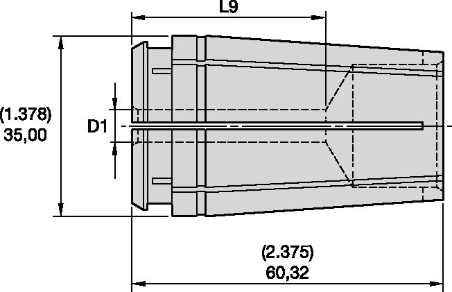 COLLET TG100 9