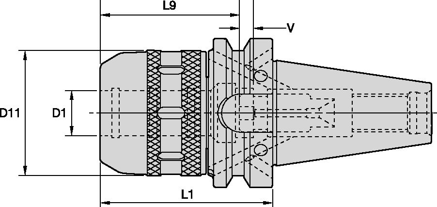 SK • 25mm Milling Chuck • High Performance