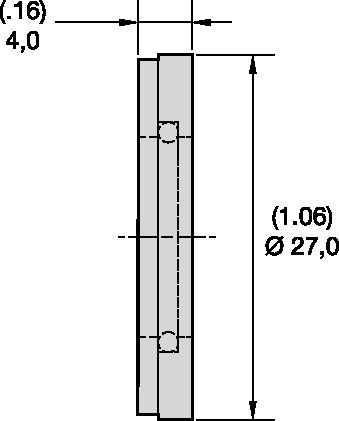 TÄTBRICKA 18.0MM ER32