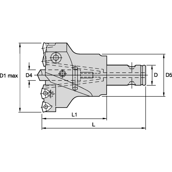 HTS DRILL HEAD Ø 260-270 MM