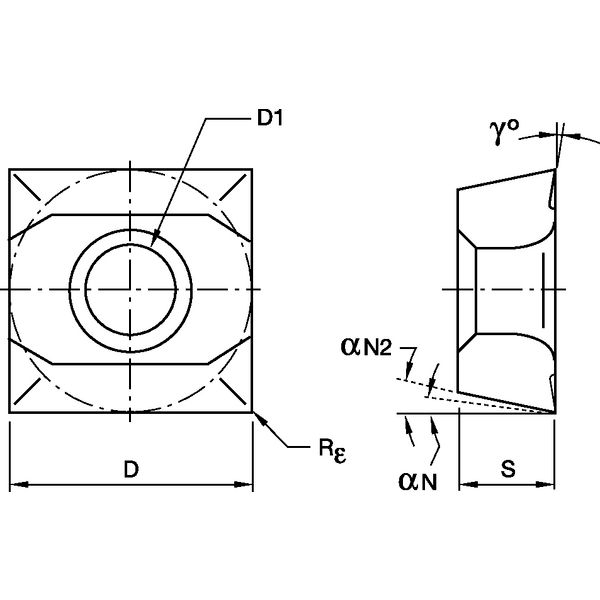 DRILLING INSERT • SPHX..R-21