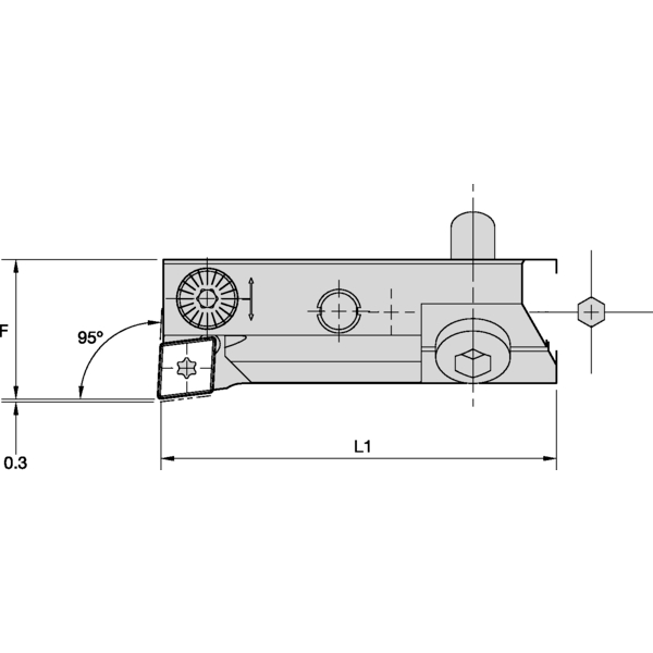 FINE BORING CARTRIDGE RIGHT H