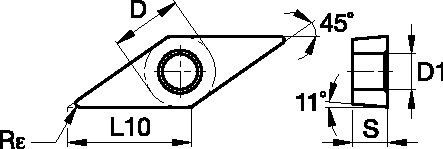 GPCT SCREW ON INSERT