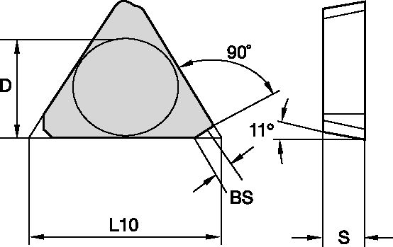 ISO MILLING INSERT