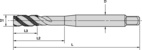 1-8 UNC 2B 4F DIN 376 C HSS-E