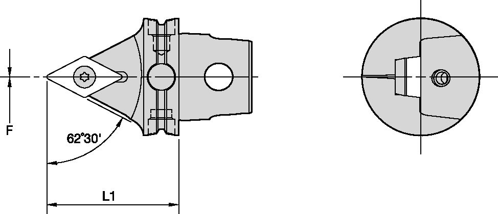 KM40TS SCREW ON CUTTING UNIT