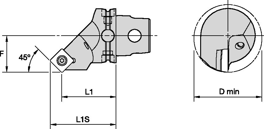 KM40TS SCREW ON CUTTING UNIT