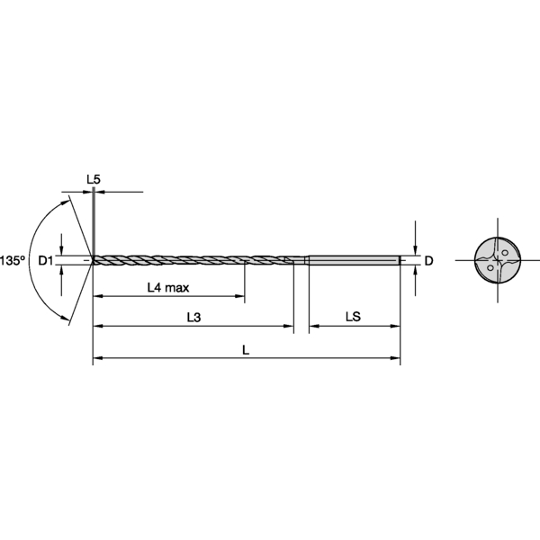 BORR 10,5mm 20xD CYL KYLKANAL