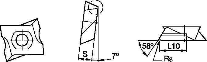 ANSI/ISO Turning Insert D4..