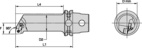 KM40TS BORING BAR STEEL SHANK