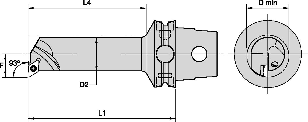 KM63TS BORING BAR