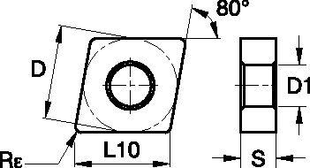 ANSI/ISO Turning Insert CN..