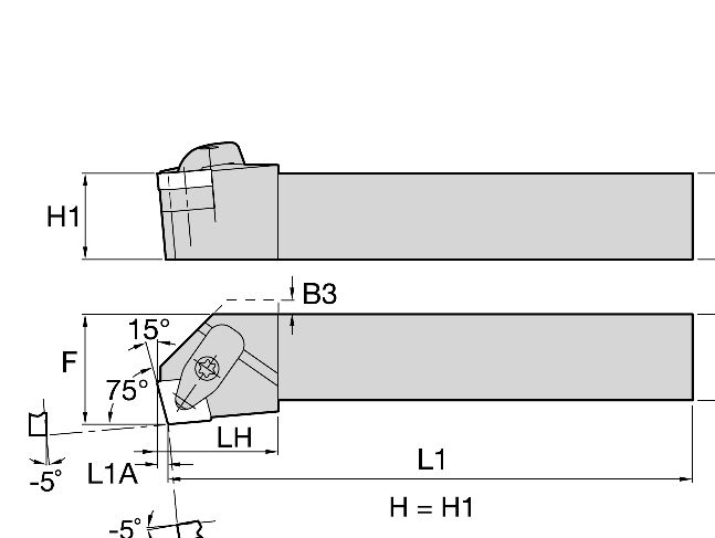 D Clamping Holder W25.0mm L15