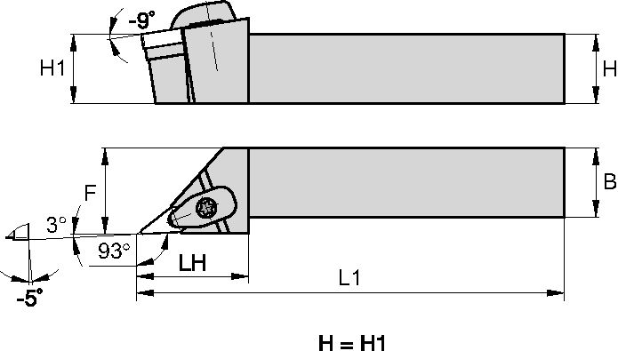 D Clamping Holder W20.0mm L12