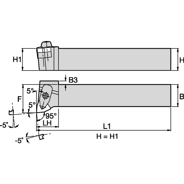 D Clamping Holder W32.0mm L17