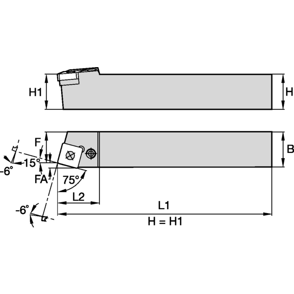 P Clamping Holder W32.0mm L17