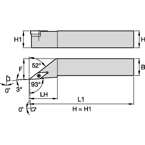 S Clamping HolderW20.0mm L125