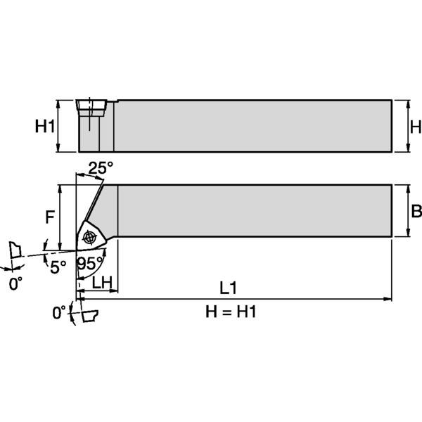 S Clamping Holder W20.0mm L12