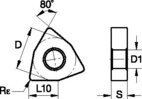 ANSI/ISO Turning Insert WN..