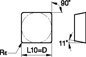 elSI/ISO Turning Insert SP..