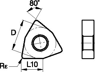 ANSI/ISO Turning Insert WN..