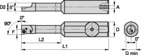 S Clamping Boring Bar D12.0mm