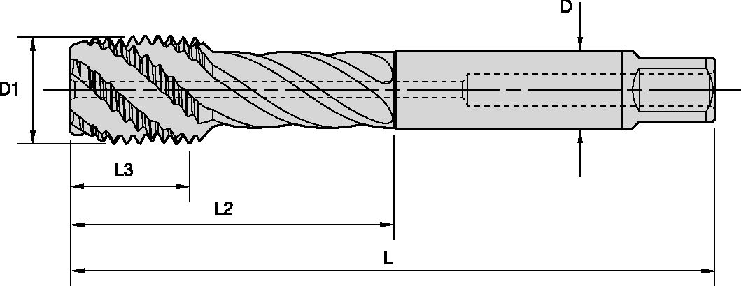 M10X1 6HX RHSF C 374 CH HSS-E