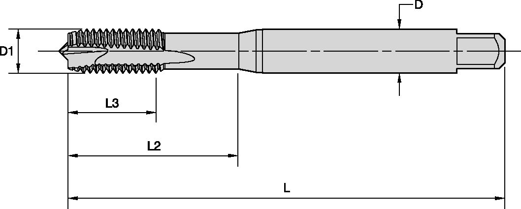 Straight flute