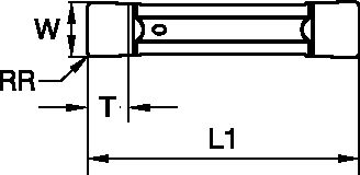 A4 Grooving PCBN Tipped Insert