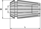 COLLET ER40 26