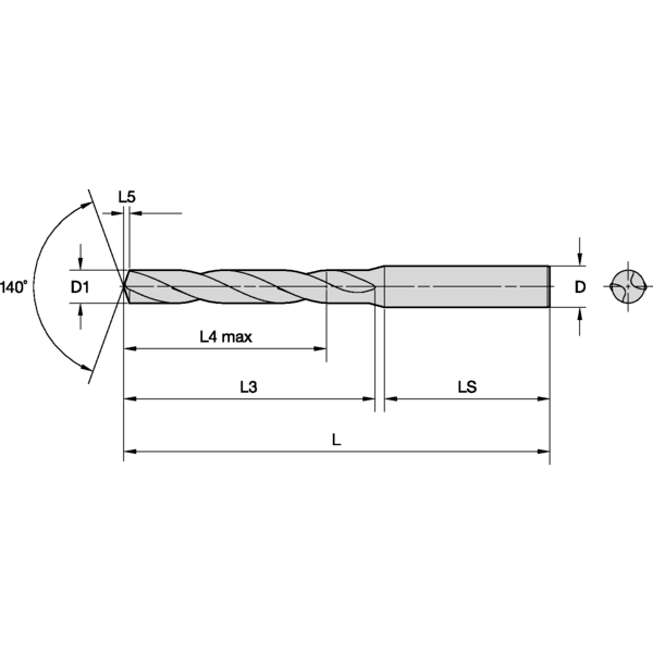 BORR 2,5mm 5xD CYL