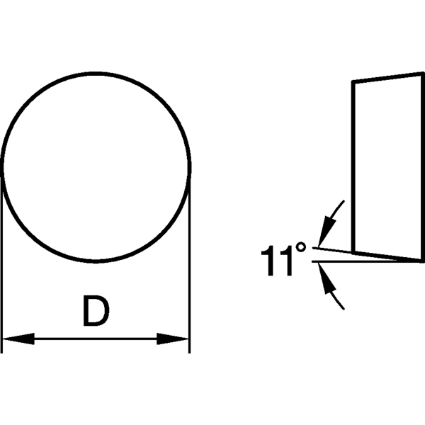 KENDEX POSITVE CERAMIC INSERT