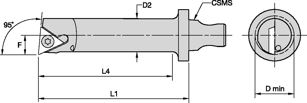 KM MICRO 12 SCREW-ON BORING B