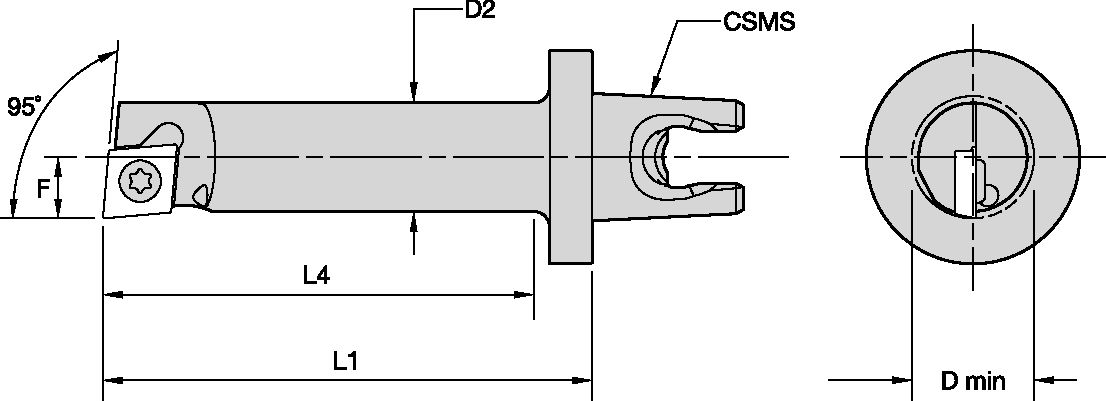 KM Micro 12 Screw-On Boring B