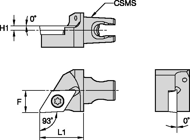 KM16 MICRO SCREW-ON INSERT UN