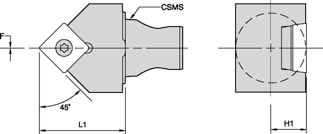 KM25 SCREW ON CUTTING UNITS